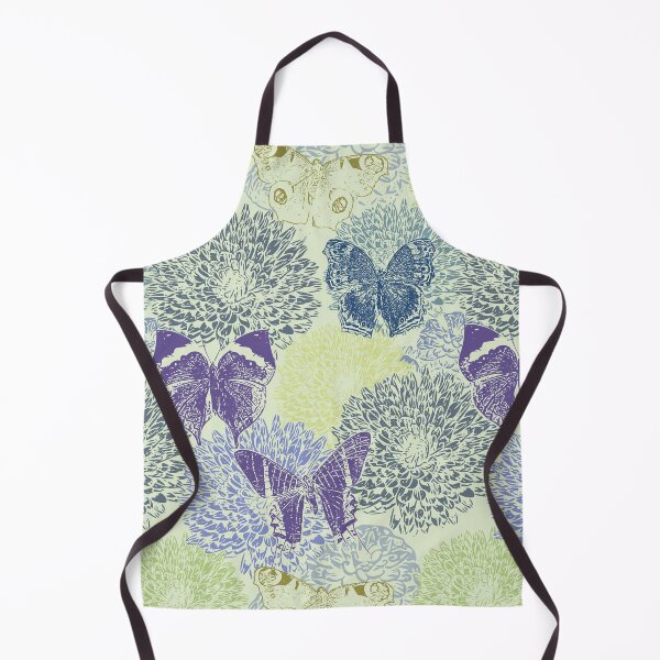Item preview, Dahlias and Butterflies in Green designed and sold by SofiaAlves.