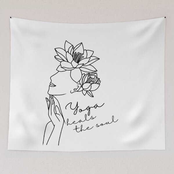 Item preview, yoga heals the soul designed and sold by Fislux.