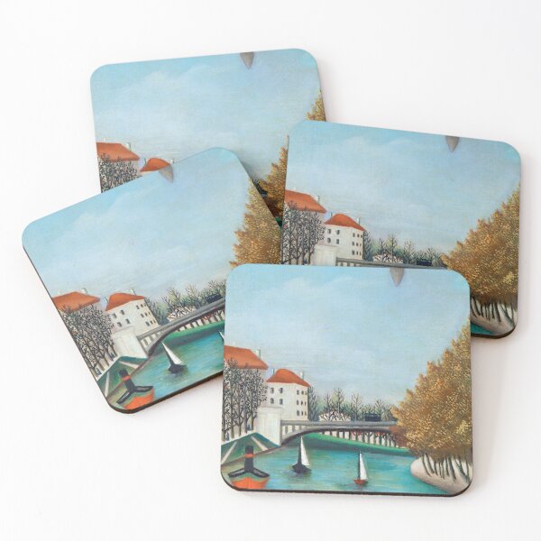 Item preview, Henri Rousseau's famous painting of Study for View of the Pont de Sèvres 1908 designed and sold by fivo.