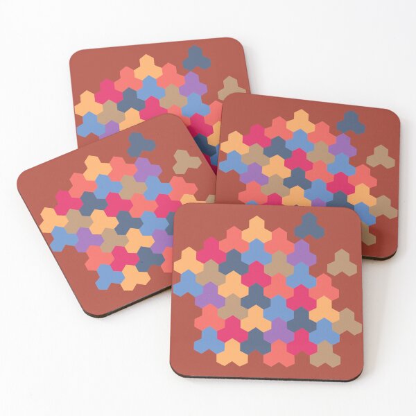 Item preview, Japanese Style Colorful Mosaic Game Pattern designed and sold by Anna Lemos.