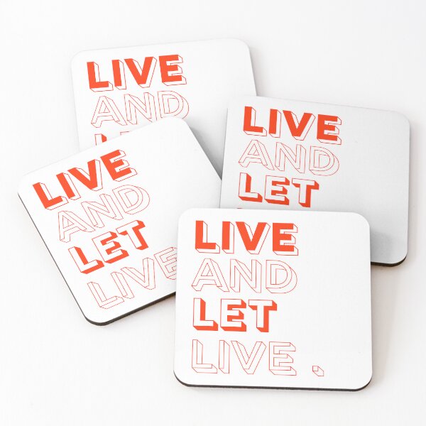 Item preview, live and let live  designed and sold by stupidpotato1.