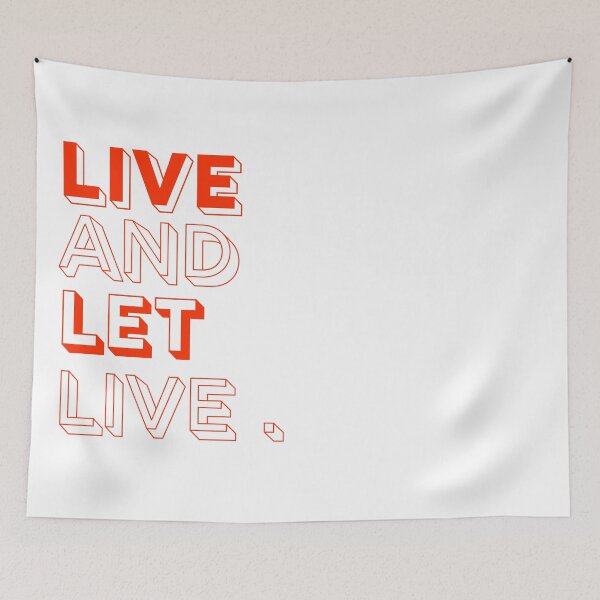 Item preview, live and let live  designed and sold by stupidpotato1.