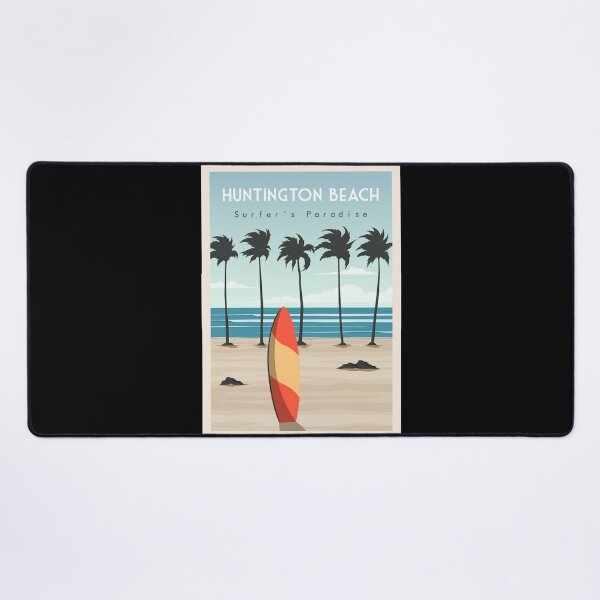 Item preview, Huntington Beach surf beach designed and sold by chrlalexandru.