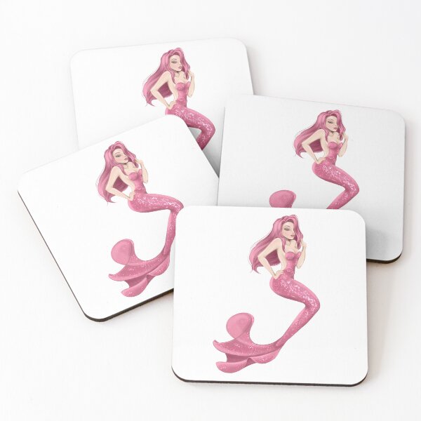 Item preview, Glam Girl Mermaid Writer Illustration Night Out designed and sold by CreativeBu.