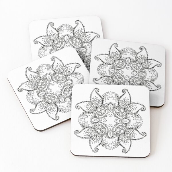 Item preview, Hand Drawn Circular Decorative Ornament designed and sold by JTS STORE.