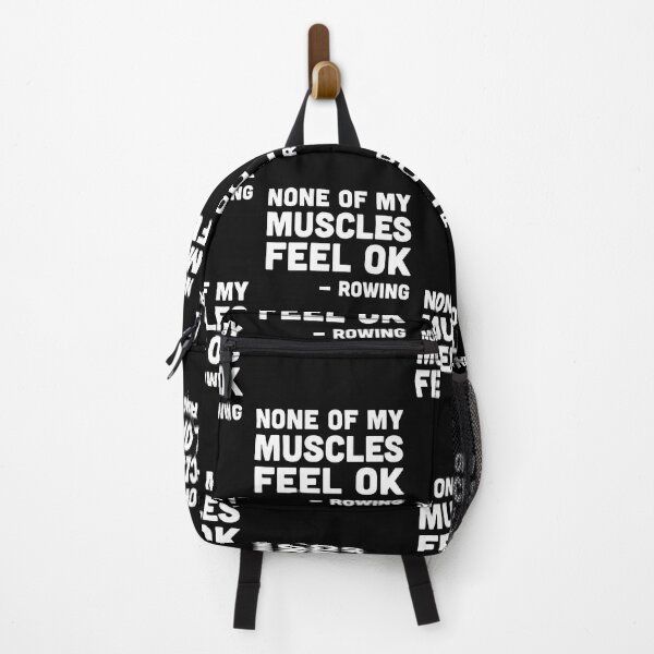Item preview, None of my muscles feel ok - rowing, rowing athlete gifts, rowing training present designed and sold by anodyle.