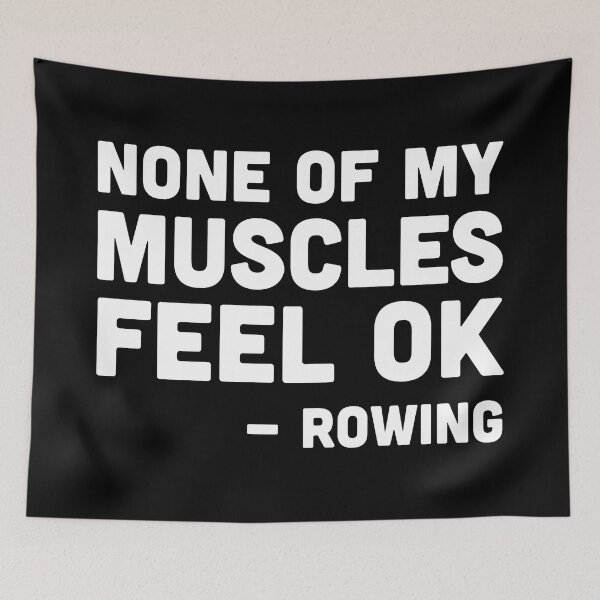 Item preview, None of my muscles feel ok - rowing, rowing athlete gifts, rowing training present designed and sold by anodyle.