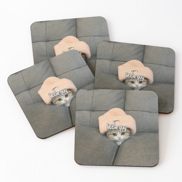 Item preview, Little Guy Cat Animal with Caption designed and sold by Emote Bot.