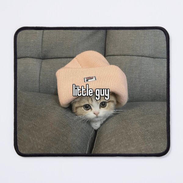 Item preview, Little Guy Cat Animal with Caption designed and sold by Emote Bot.
