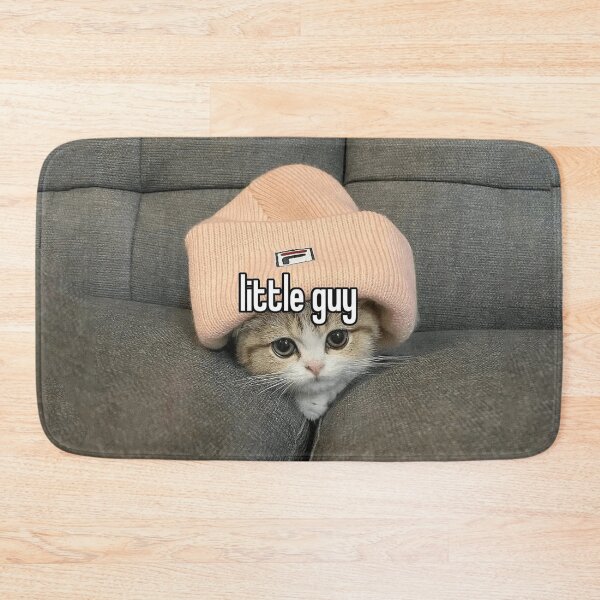 Item preview, Little Guy Cat Animal with Caption designed and sold by Emote Bot.