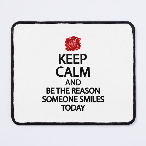 Item preview, Keep calm and be the reason someone smiles today designed and sold by Colorfulandfun.