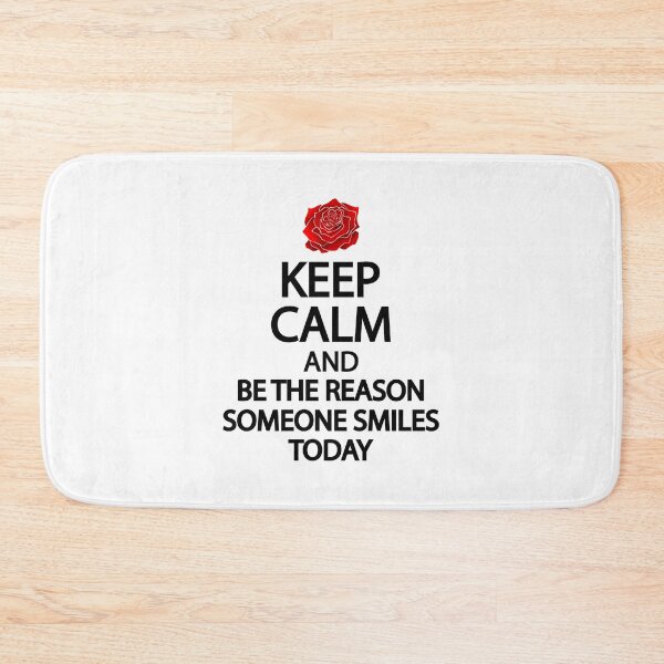 Item preview, Keep calm and be the reason someone smiles today designed and sold by Colorfulandfun.