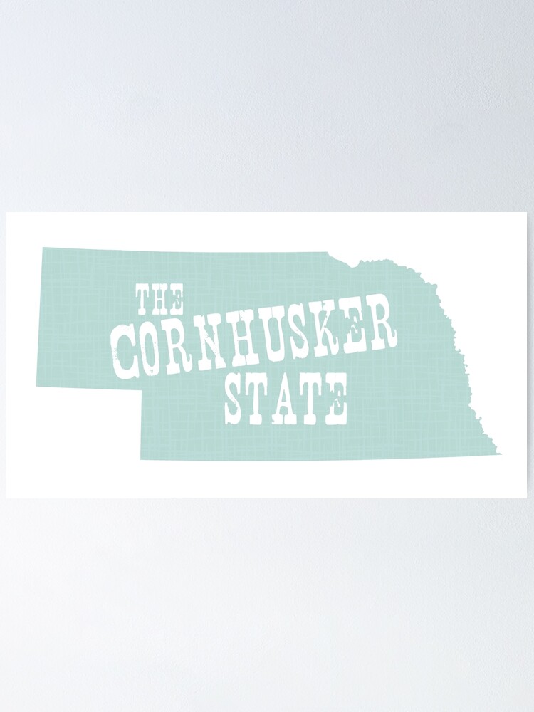 "Nebraska State Motto Slogan" Poster for Sale by surgedesigns Redbubble
