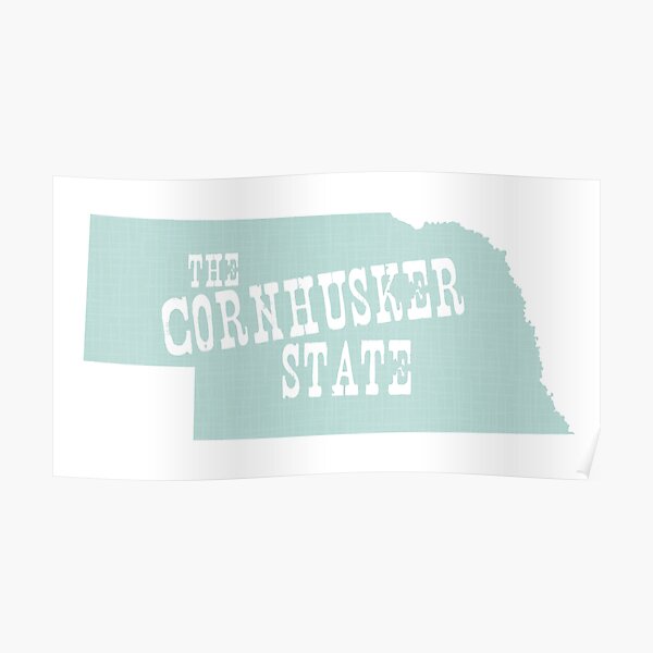 "Nebraska State Motto Slogan" Poster for Sale by surgedesigns Redbubble