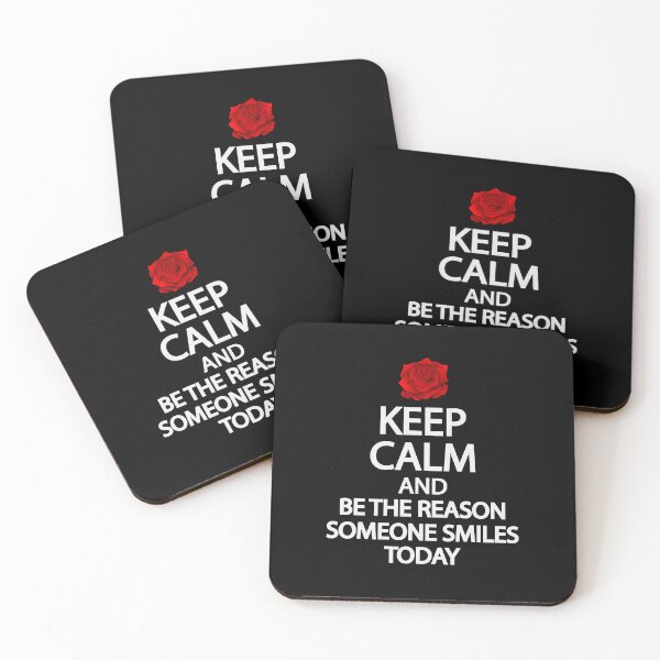 Item preview, Keep calm and be the reason someone smiles today designed and sold by Colorfulandfun.