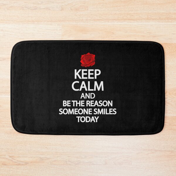 Item preview, Keep calm and be the reason someone smiles today designed and sold by Colorfulandfun.