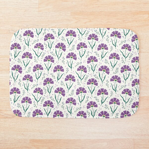 Item preview, Patrón de flores de abanico púrpura designed and sold by Calislahn.