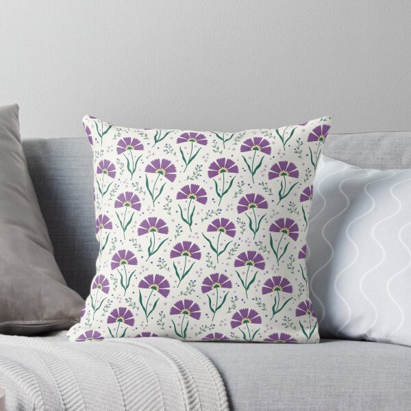 Aperçu de l'œuvre Motif de fleurs d'éventail violet créée et vendue par Calislahn.