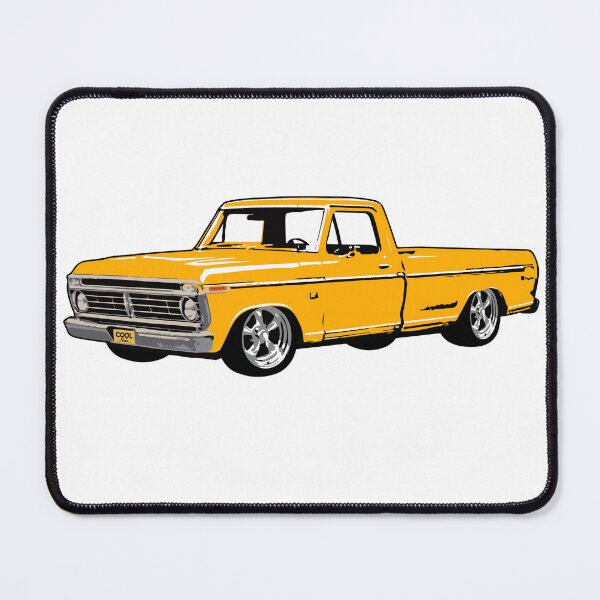 Item preview, Yellow 70s Lowered F Truck designed and sold by CoolRide.