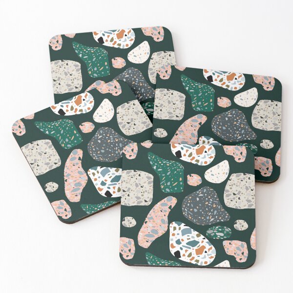 Item preview, Terrazzo colored stone pattern number2 designed and sold by pocketgraphic.
