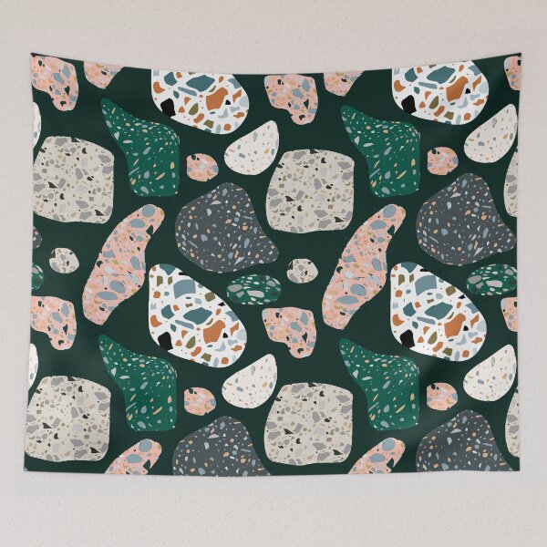 Item preview, Terrazzo colored stone pattern number2 designed and sold by pocketgraphic.