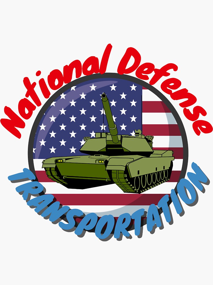 "National Defense Transportation Day Tank" Sticker by Solomonsel