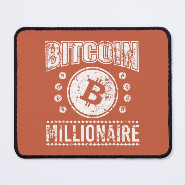 Item preview, Bitcoin Millionaire, Vintage Distressed Look | Rich or Poor designed and sold by Nostalgia-Lab.