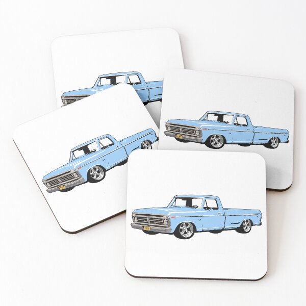 Item preview, Light Blue 70s Lowered F Truck designed and sold by CoolRide.