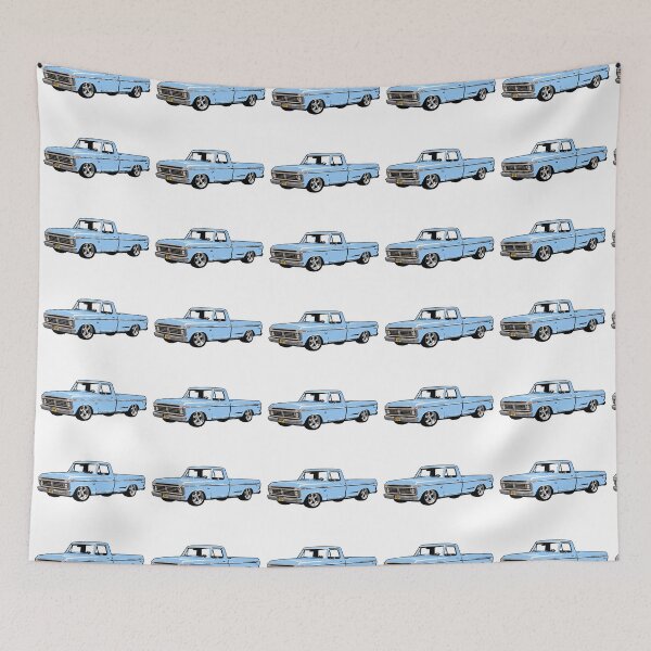 Item preview, Light Blue 70s Lowered F Truck designed and sold by CoolRide.