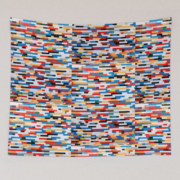 Item preview, Color splash brick wall designed and sold by SidTastic .