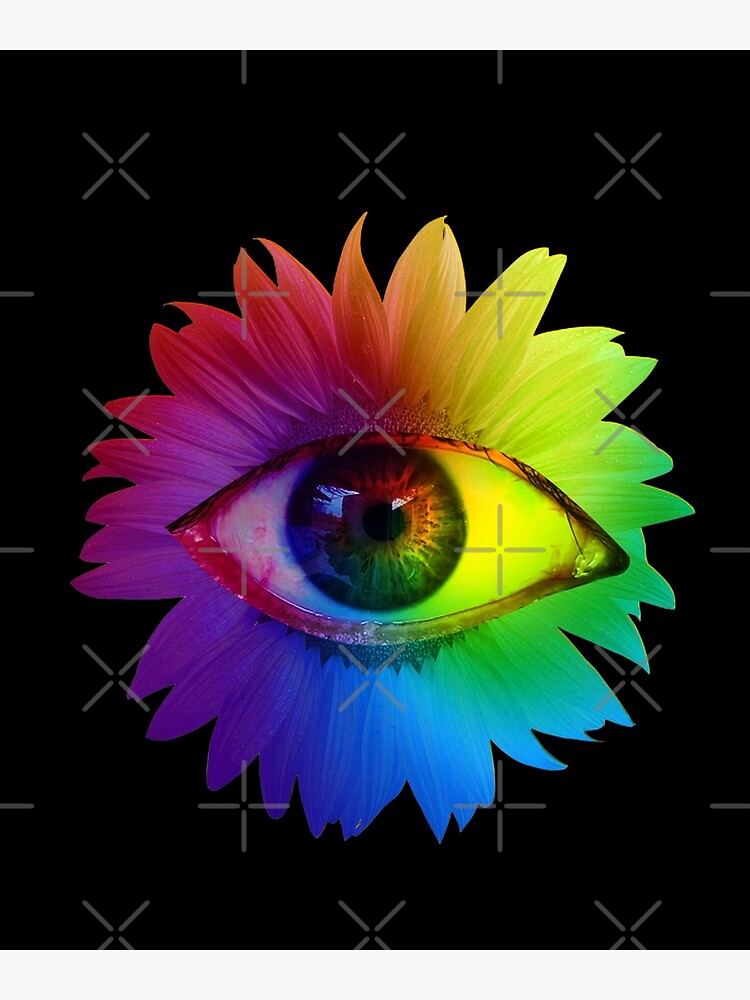 Weirdcore Eyeball Rainbow