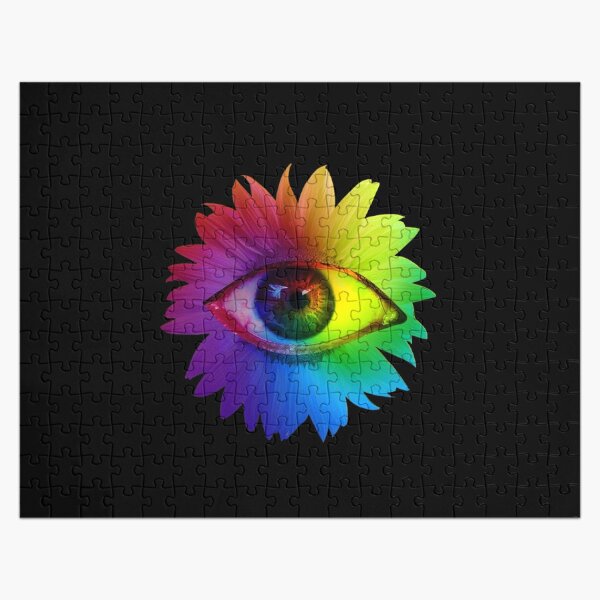 Dreamcore Weirdcore Aesthetics Rainbow Flower Eyes Art Print for Sale by  ghost888