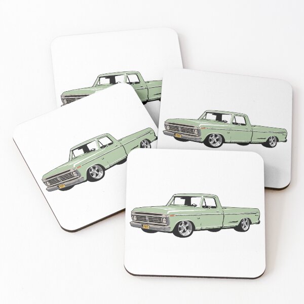 Item preview, Light Green 70s Lowered F Truck designed and sold by CoolRide.
