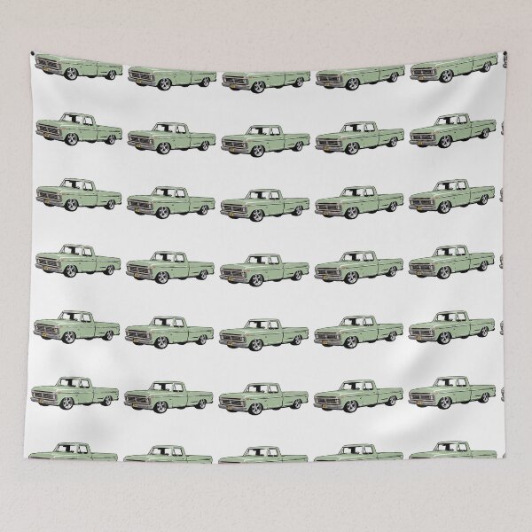 Item preview, Light Green 70s Lowered F Truck designed and sold by CoolRide.
