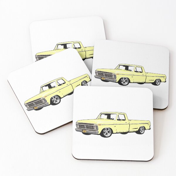 Item preview, Beige 70s Lowered F Truck designed and sold by CoolRide.