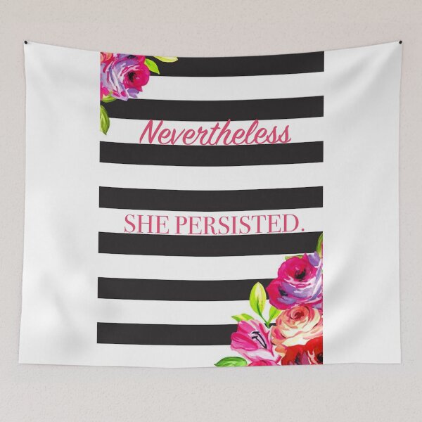 Item preview, Nevertheless she Persisted Phone Case designed and sold by sarahbeck2.
