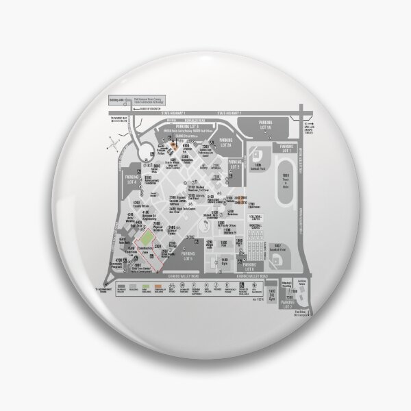 Item preview, Student College Claremont McKenna College Map designed and sold by karibenart.