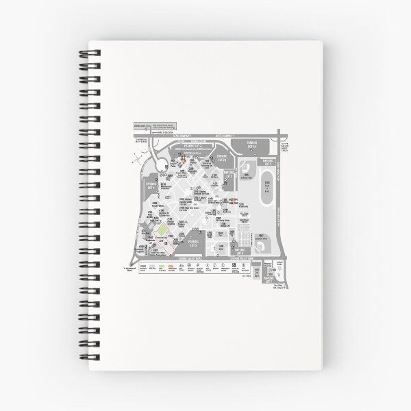 Item preview, Student College Claremont McKenna College Map designed and sold by karibenart.