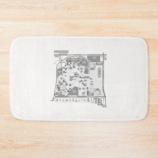 Item preview, Student College Claremont McKenna College Map designed and sold by karibenart.