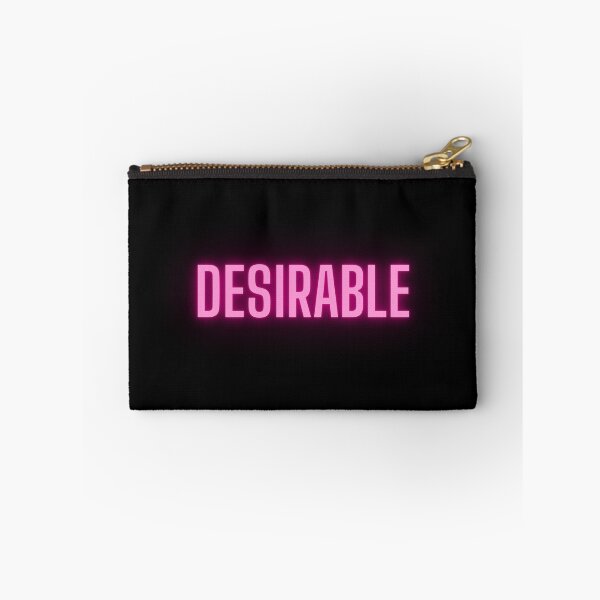Item preview, Desirable | Glowing Text on Black designed and sold by simpleones.