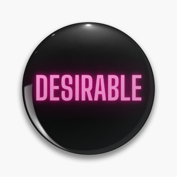 Item preview, Desirable | Glowing Text on Black designed and sold by simpleones.