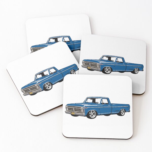 Item preview, Blue 70s Lowered F Truck designed and sold by CoolRide.
