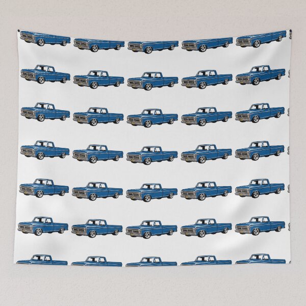 Item preview, Blue 70s Lowered F Truck designed and sold by CoolRide.