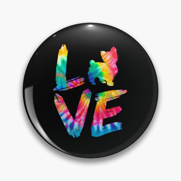 Item preview, Biewer Terrier Dog Love Tie Dye Design designed and sold by rafaeltto.