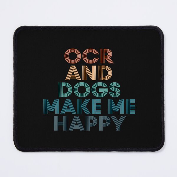Item preview, OCR And Dogs Make Me Happy- Gift for OCR & Dogs Fans designed and sold by kindxinn.