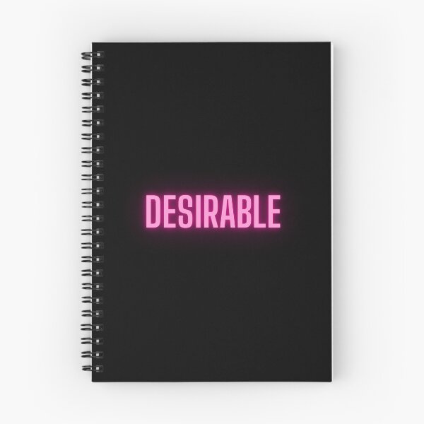 Item preview, Desirable | Glowing Text on Black designed and sold by simpleones.