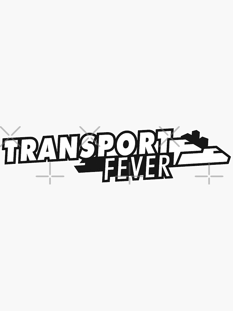 "Transport fever logo" Sticker by JaroNT | Redbubble