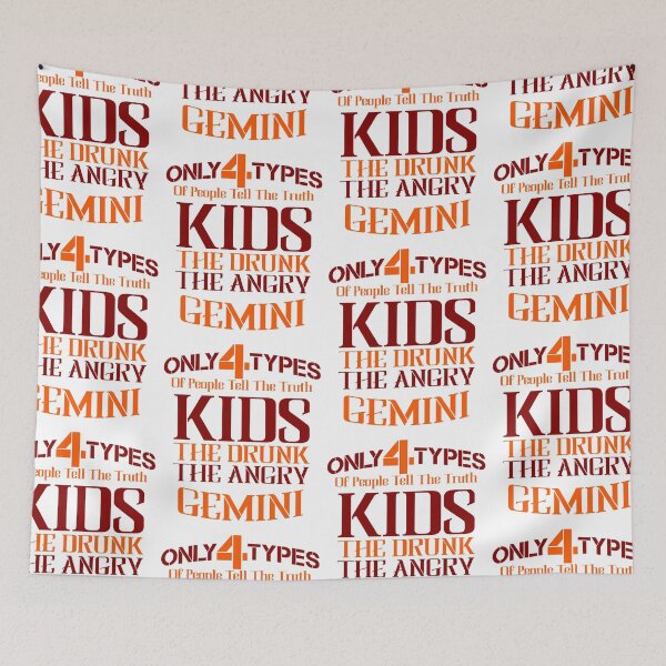 Item preview, only 4 types of Gemini kids drunk angry designed and sold by bestdesign4u.