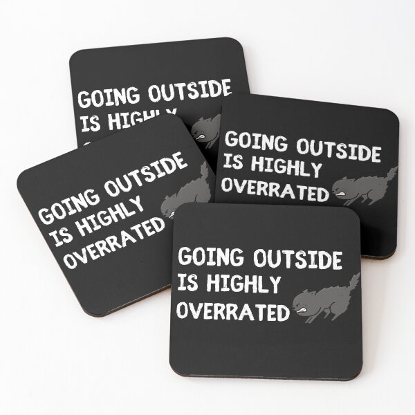 Item preview, Going Outside Is Highly Overrated, Sarcastic, Funny Graphic Tee, Outdoor Tee, designed and sold by AllYourDesigns.