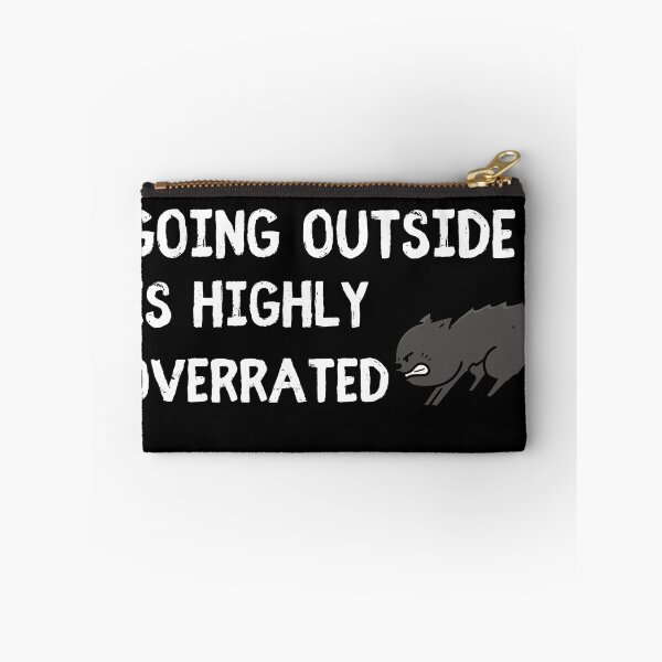 Item preview, Going Outside Is Highly Overrated, Sarcastic, Funny Graphic Tee, Outdoor Tee, designed and sold by AllYourDesigns.
